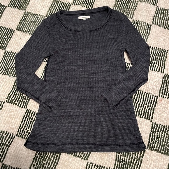 Madewell Tops - Madewell dark gray long sleeve T-shirt